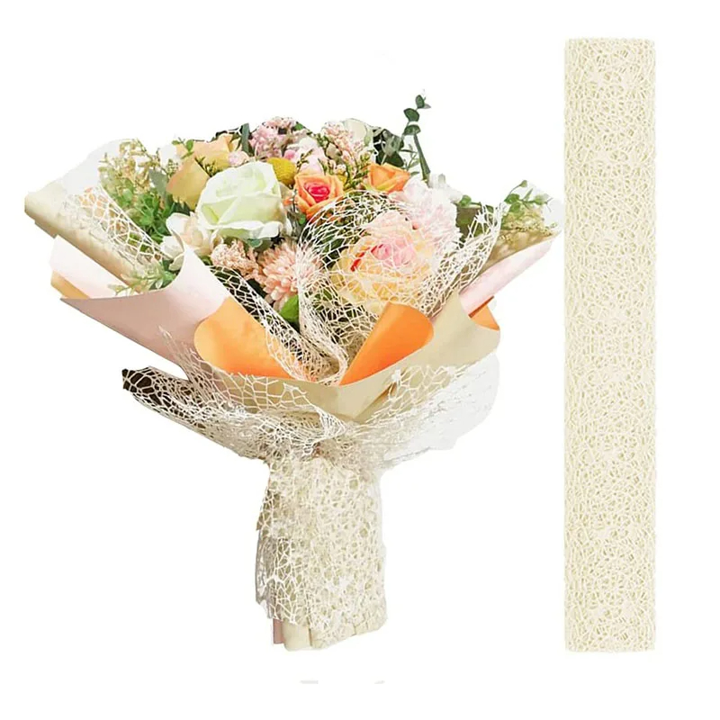 Florist Flower Supply - Flower Wrapping Mesh Paper Iregular Hollow