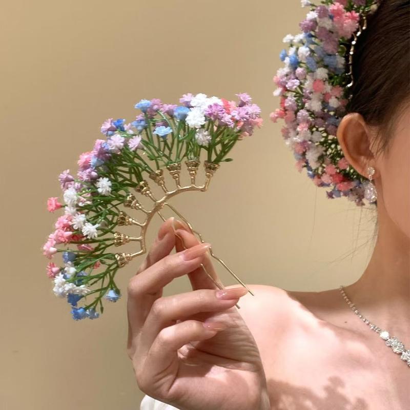 Florist Supplies - Artificial Flower Bridal Wedding Hairpin U
