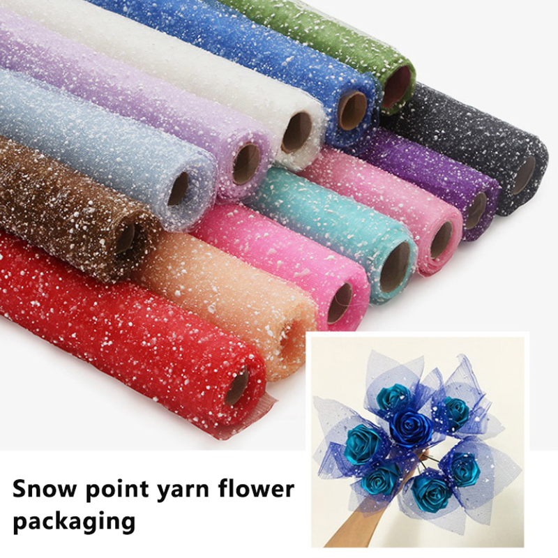 Florist Flower Supply - 1Roll Irregular Hollow Net Flower Wrapping