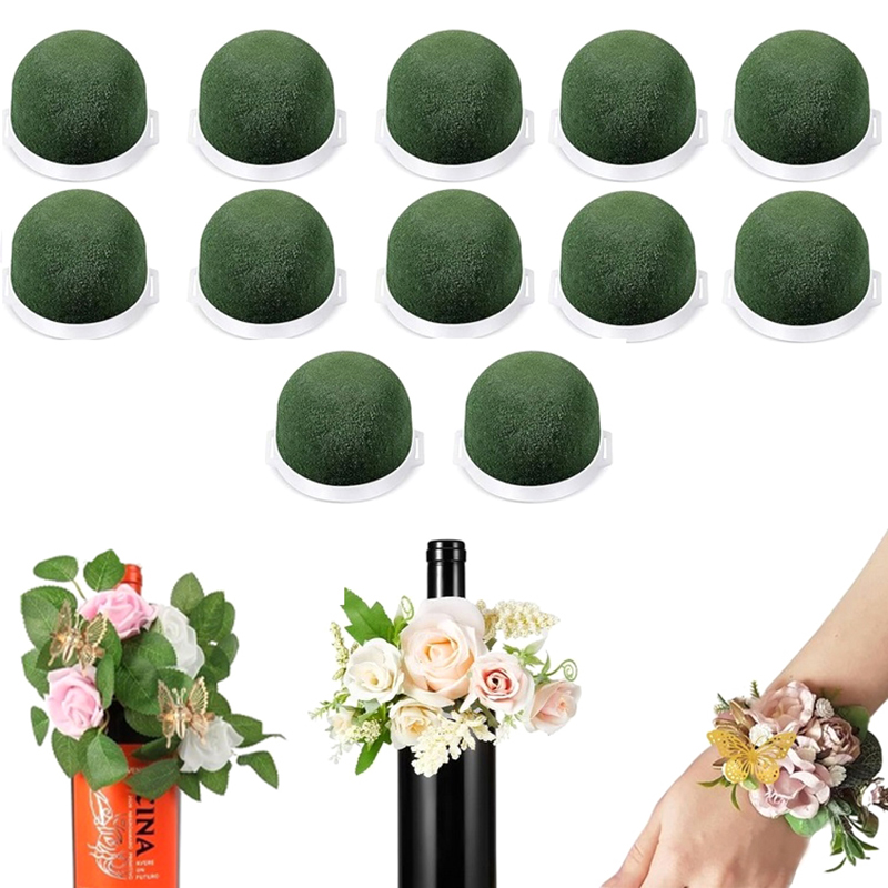 Florist Flower Supply - 1/12 Pcs Mini Round Floral Foam