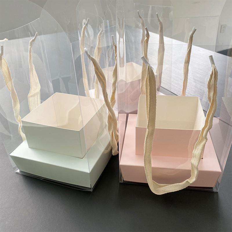 Florist Flower Supply - New Rose Flower Hand Packaging Box