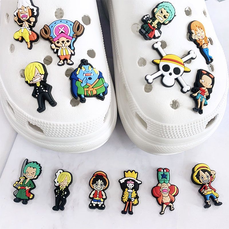 2-30pcs One Piece Luffy Crocs  – Florist Supplies Bewertung und Preis