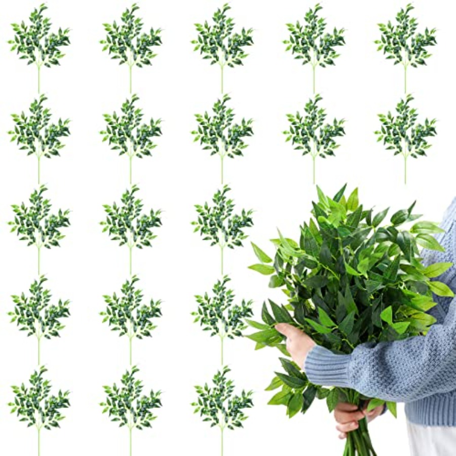 Pcs Artificial Italian Ruscus  – Ruscus Stem Faux Bewertung und Preis
