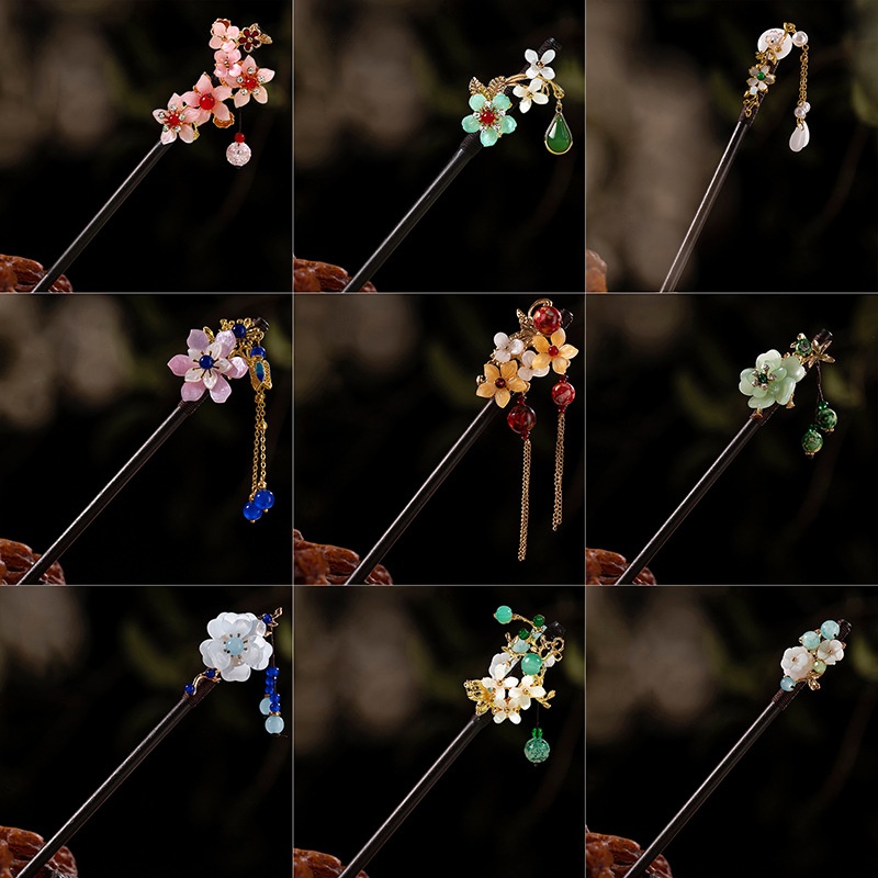 1Pc Wooden Hairpin Headdress f – Florist Supplies Bewertung und Preis
