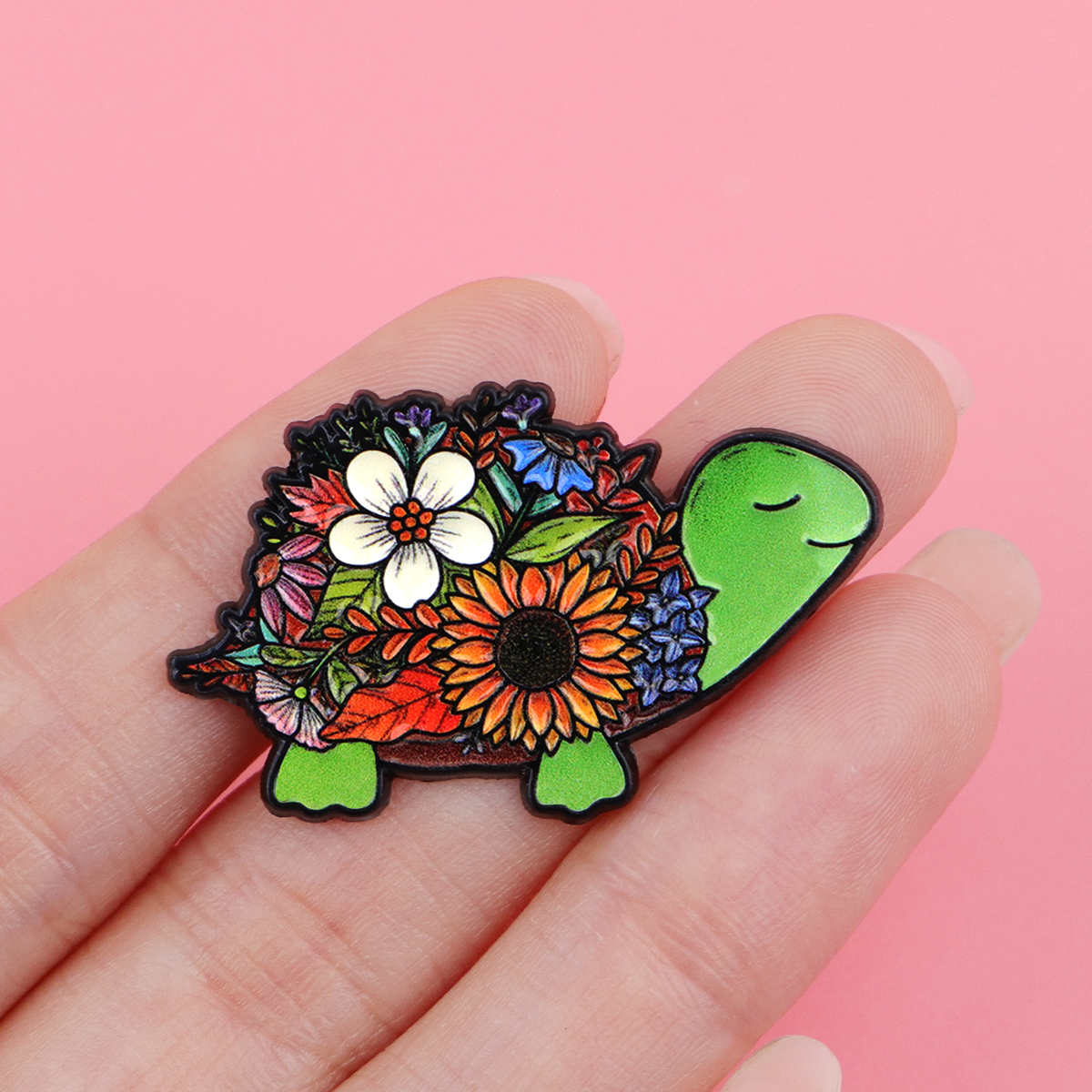 Pancake & Flower Turtle Enamel – Florist Supplies Bewertung und Preis