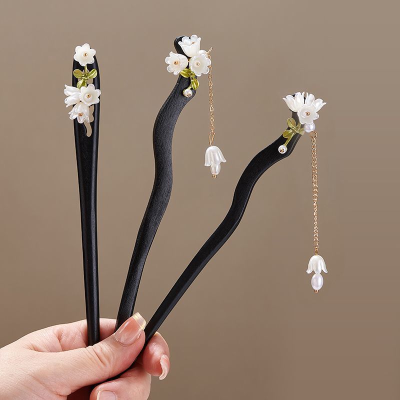 Wooden Flower Hairpin Vintage  – Florist Supplies Bewertung und Preis
