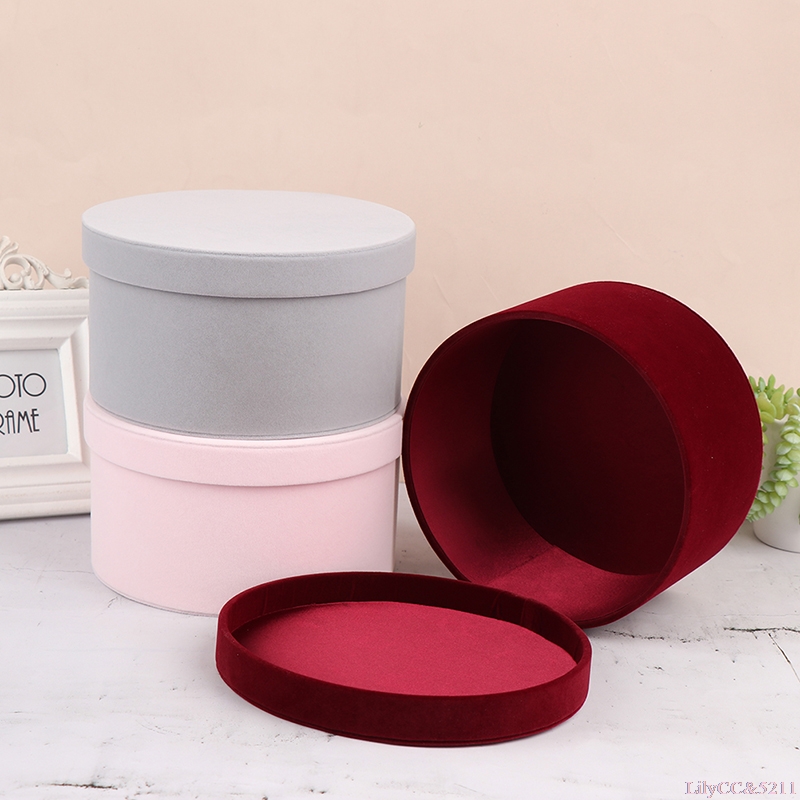Velvet Round Flowers Box Gift  – Florist Flower Supply Bewertung und Preis