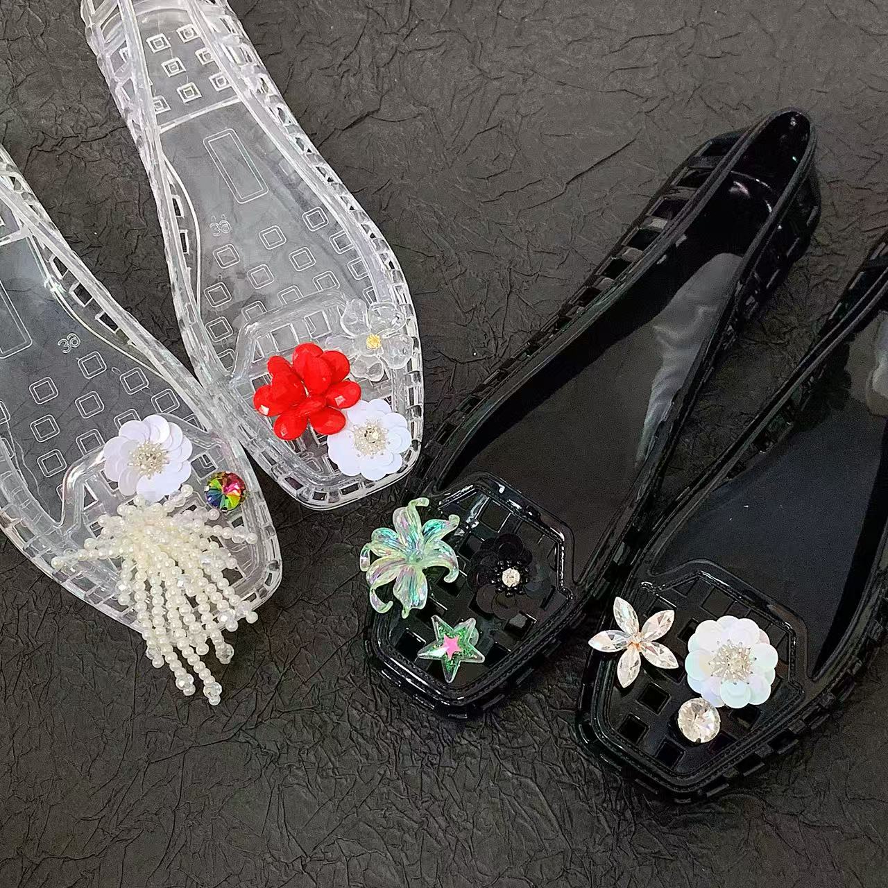 Jelly Crystal Shoes for Women, – Florist Supplies Bewertung und Preis