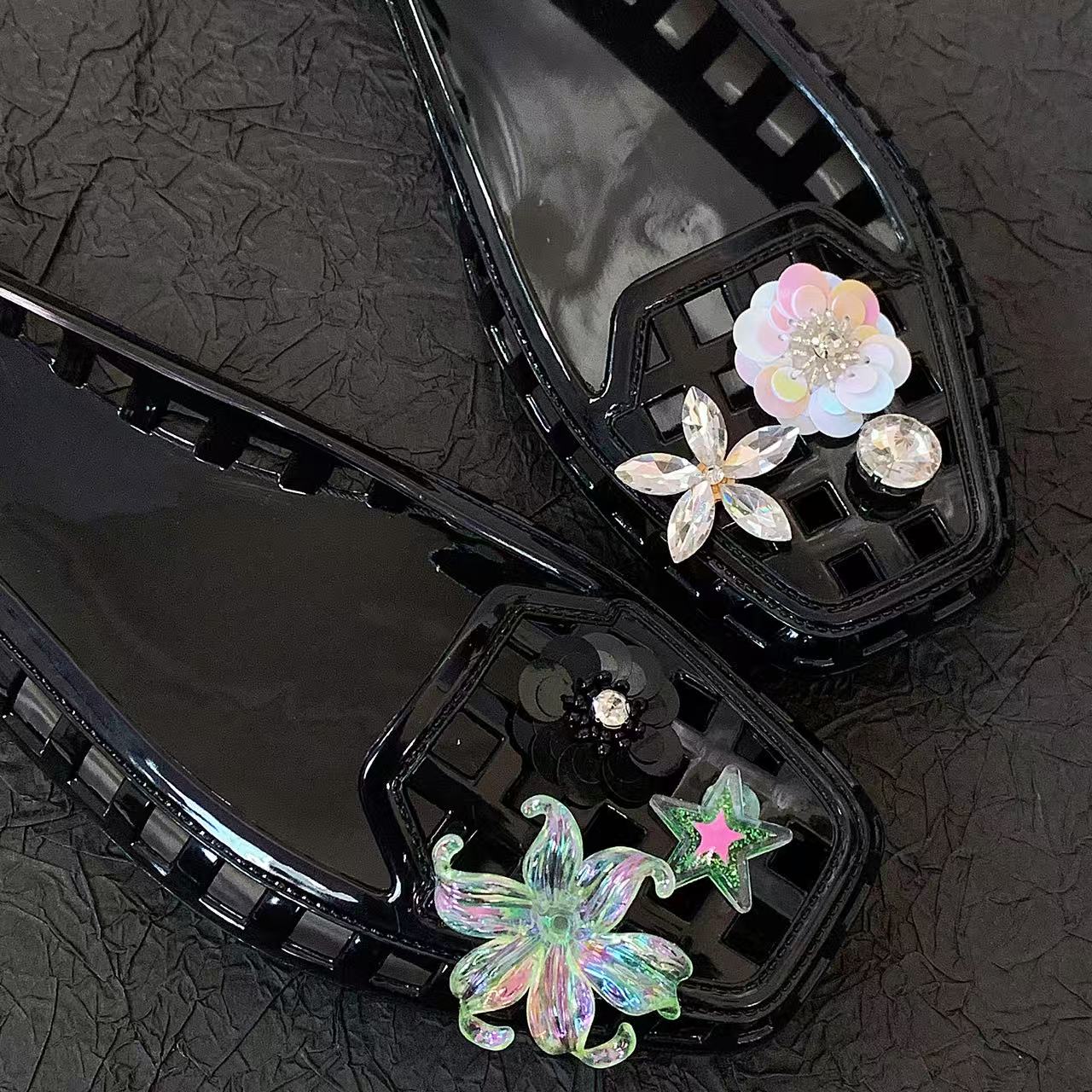 Jelly Crystal Shoes for Women, – Florist Supplies Bewertung und Preis