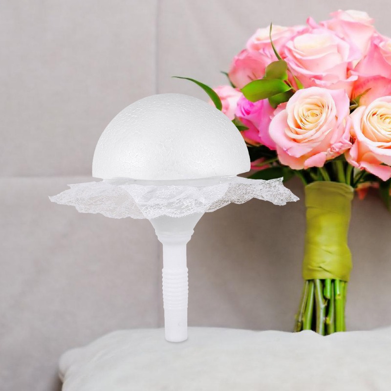 1 set Foam Hemisphere Lace Bri – Bouquet Holder Foam Bewertung und Preis