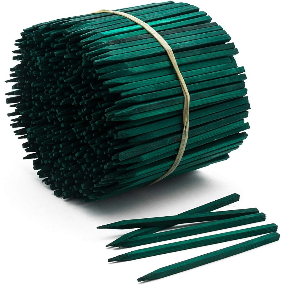 Green Wood Plant Stake, Floral – Floral Picks Wood Bewertung und Preis