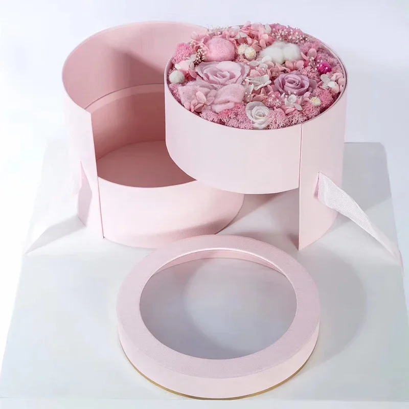 1Pc Double Layers Flower Gift  – Florist Flower Supply Bewertung und Preis