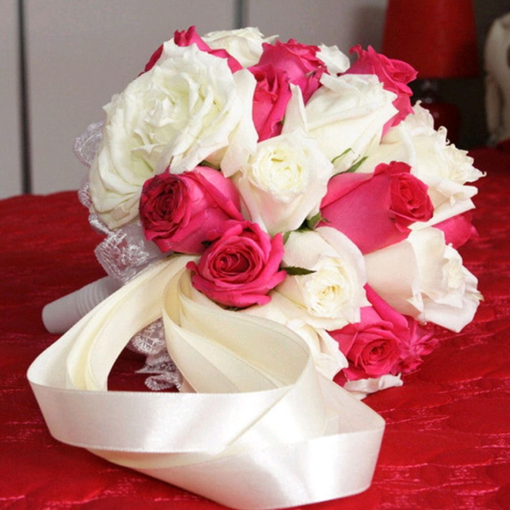 DIY White With Lace Handle Flo – Bouquet Holder Foam Bewertung und Preis