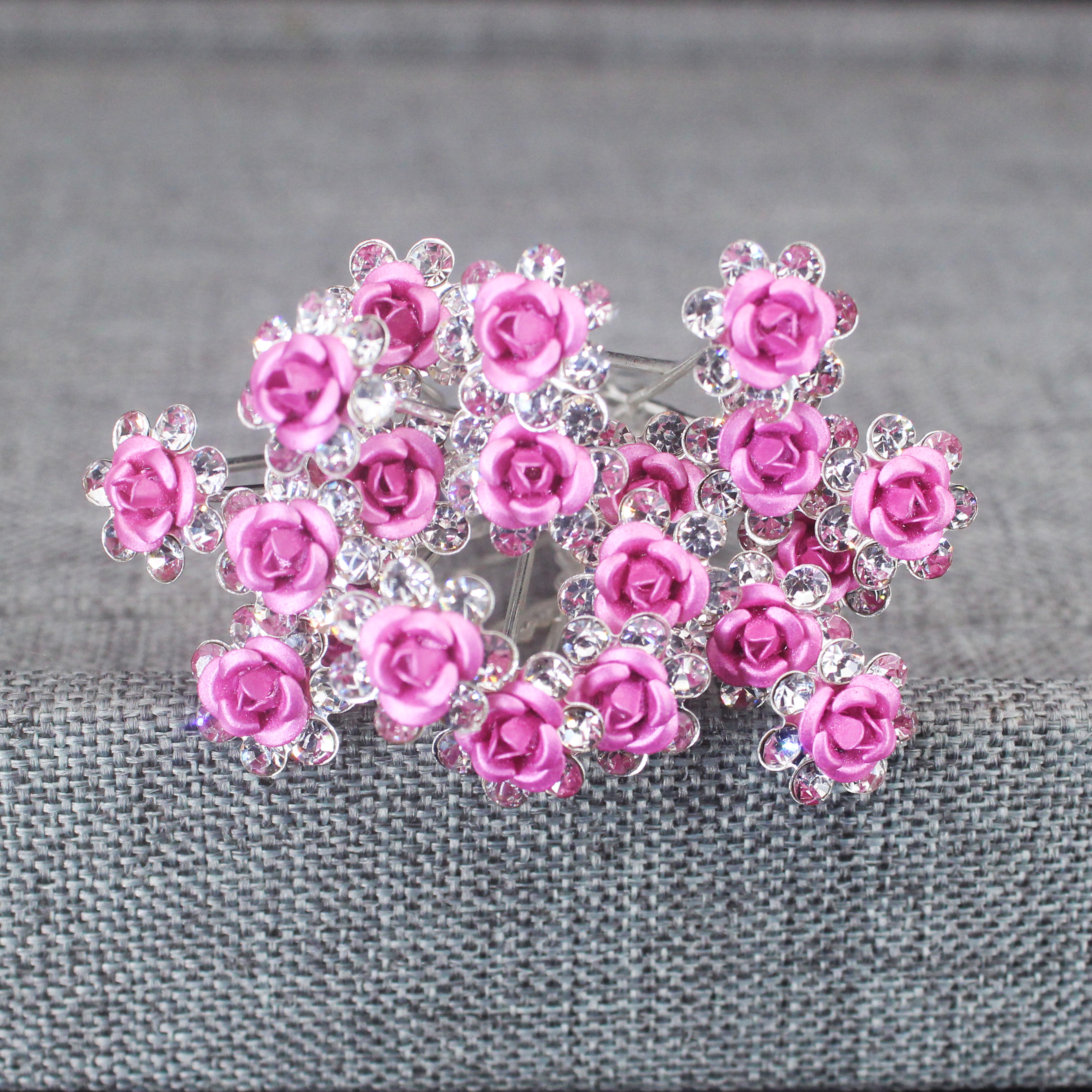 20PCS Rose Flower Rhinestone H – Florist Supplies Bewertung und Preis