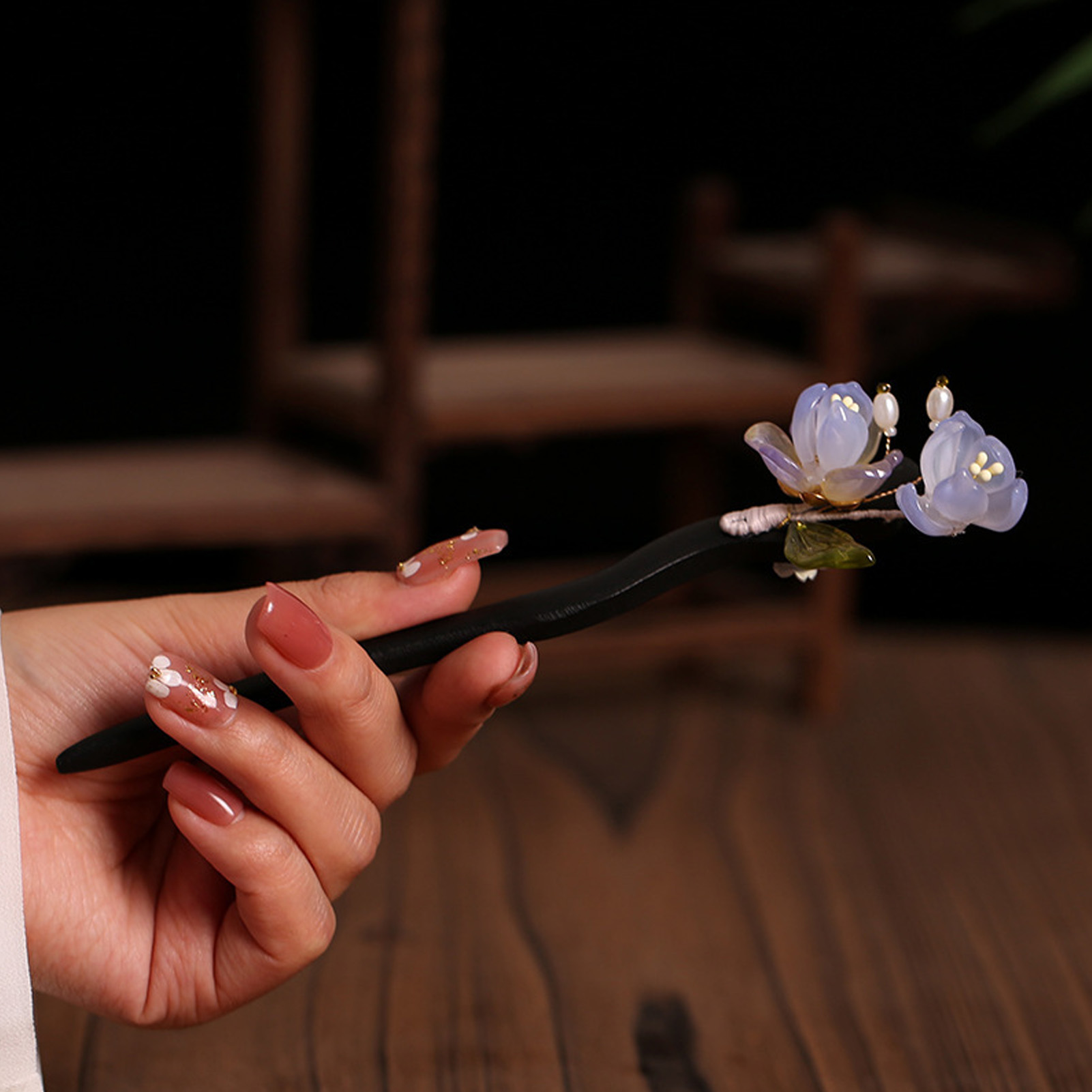 Vintage Wooden Flower Hairpin  – Florist Supplies Bewertung und Preis