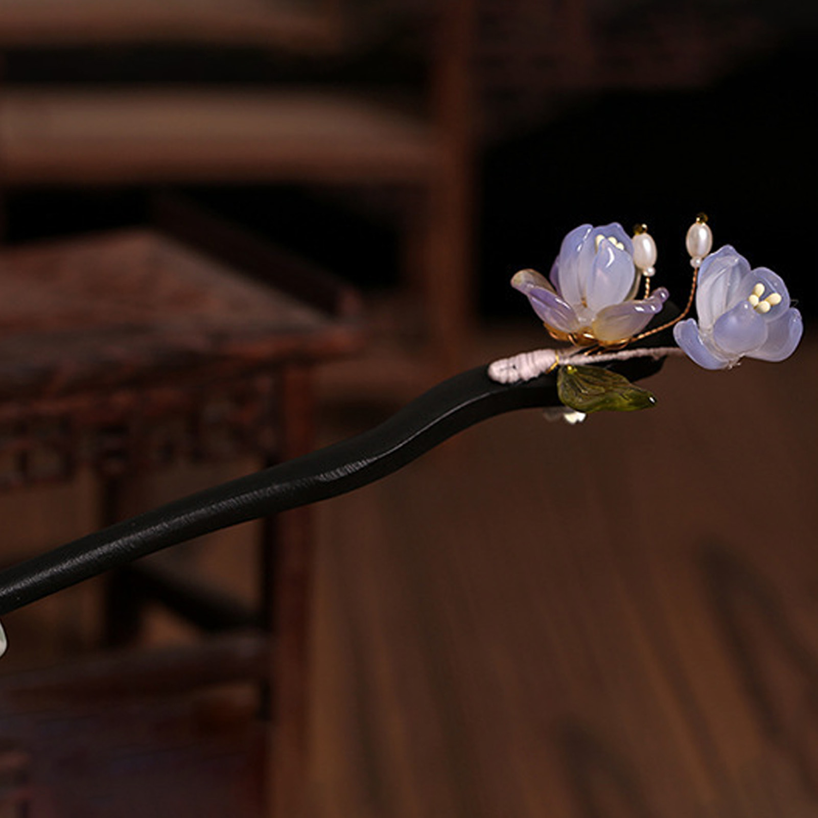 Vintage Wooden Flower Hairpin  – Florist Supplies Bewertung und Preis