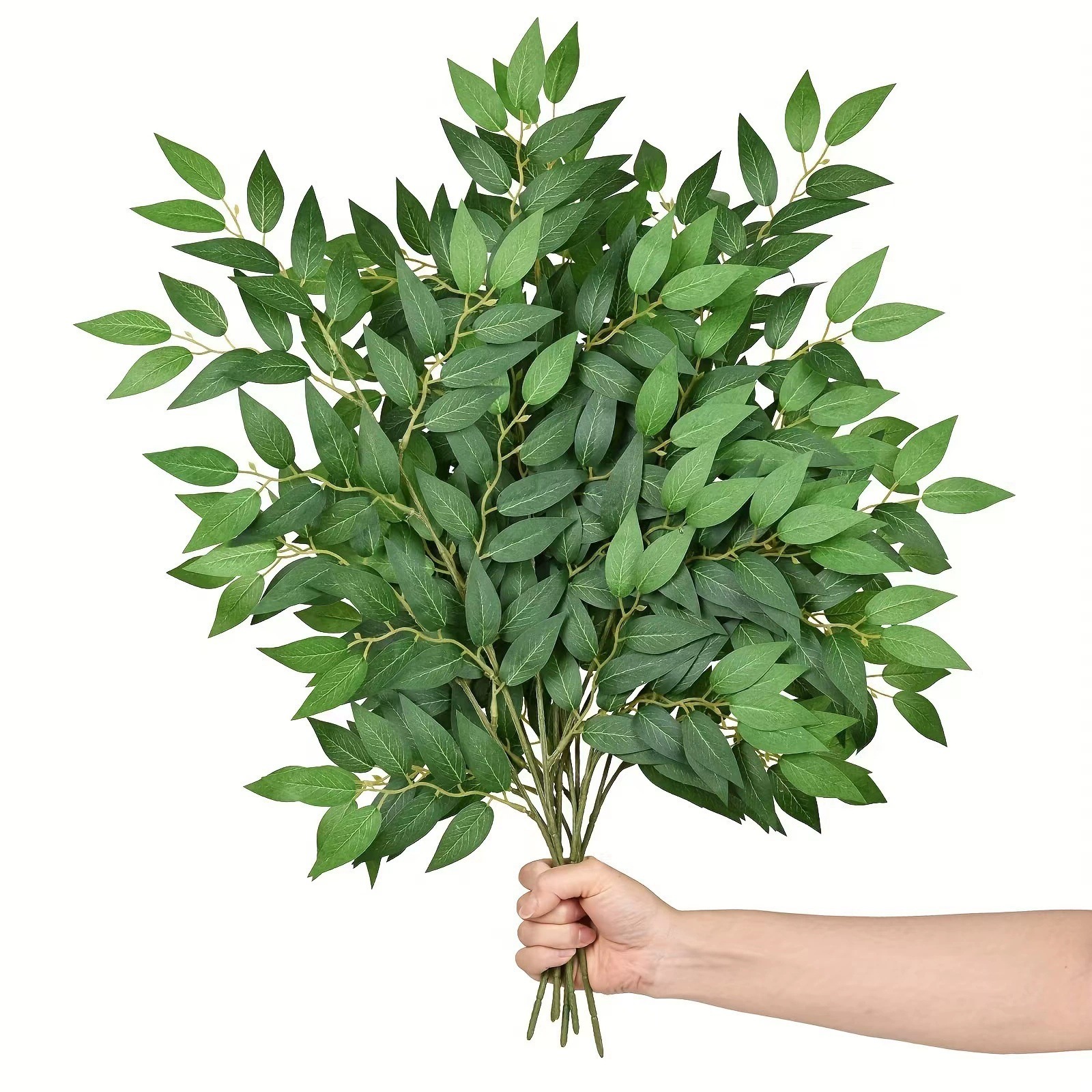 10pcs Artificial Plants Italia – Ruscus Stem Faux Bewertung und Preis